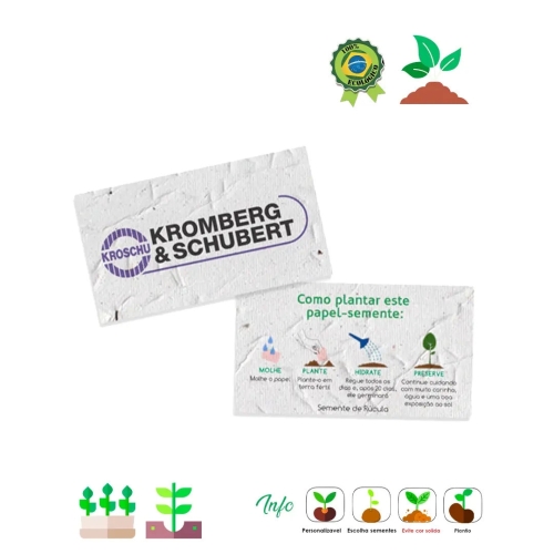 Papel Semente 5 x 9 cm 058-058