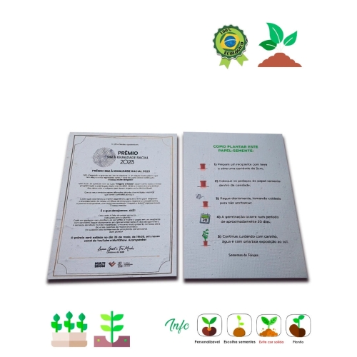 Papel Semente A4-A4444