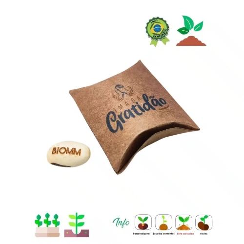 Semente Mágica – Embalagem Kraft Personalizada 1011-10111