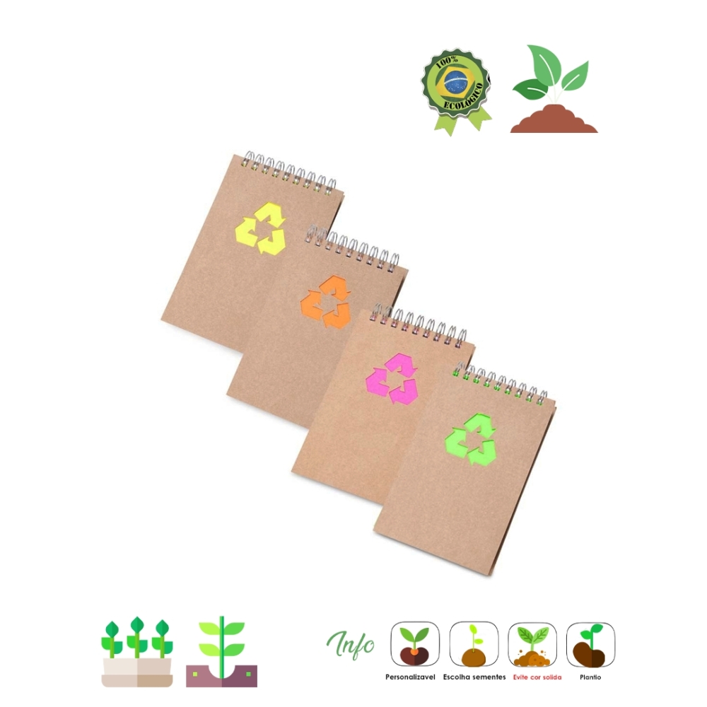 Bloco de Anotações Ecológico 870