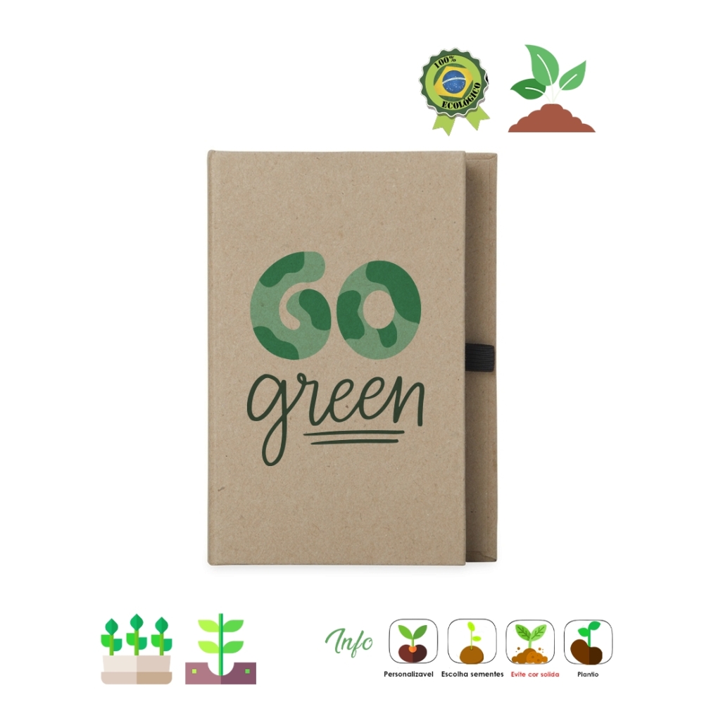 Bloco de Anotações em Kraft 02 873-kraft