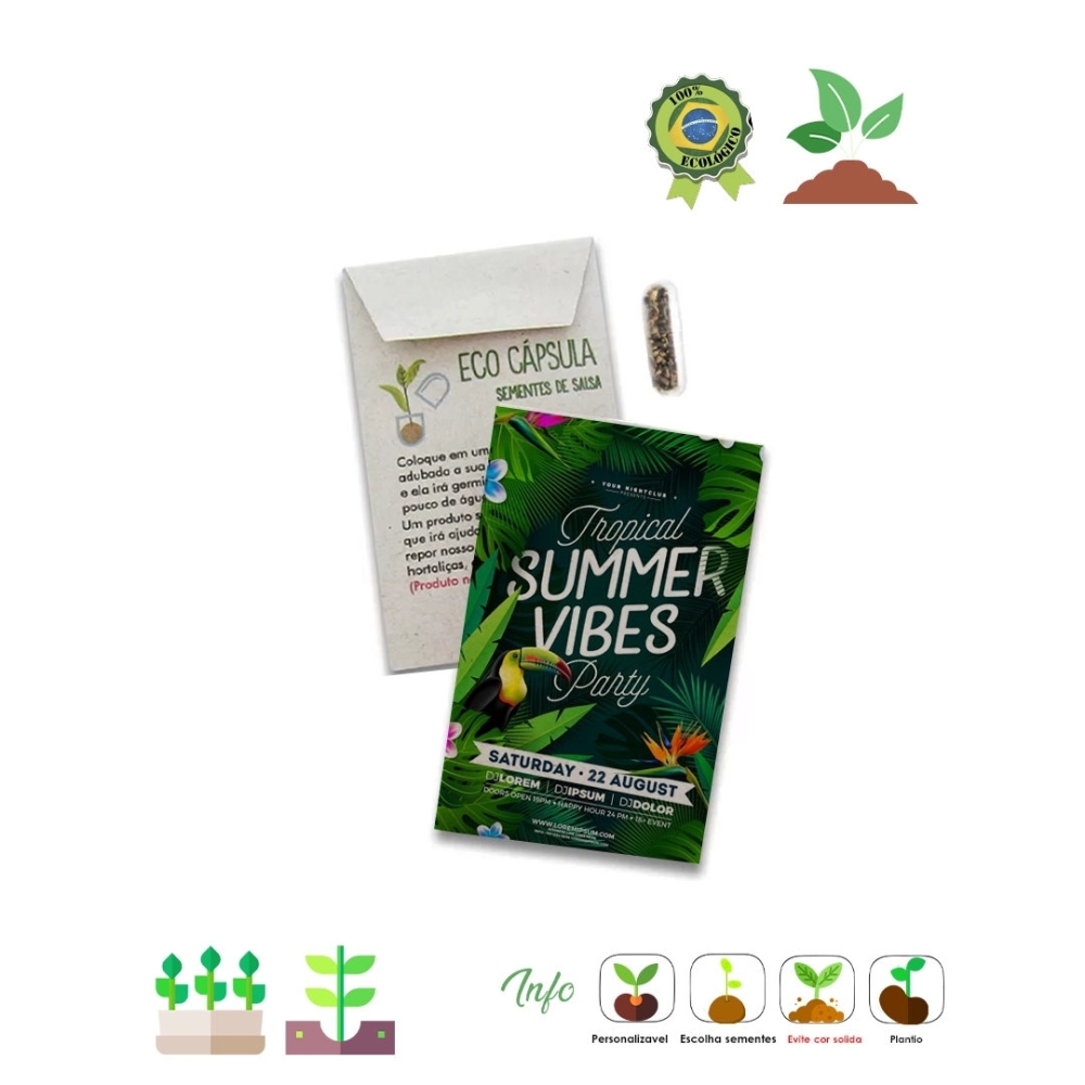Envelope com Eco Cápsula