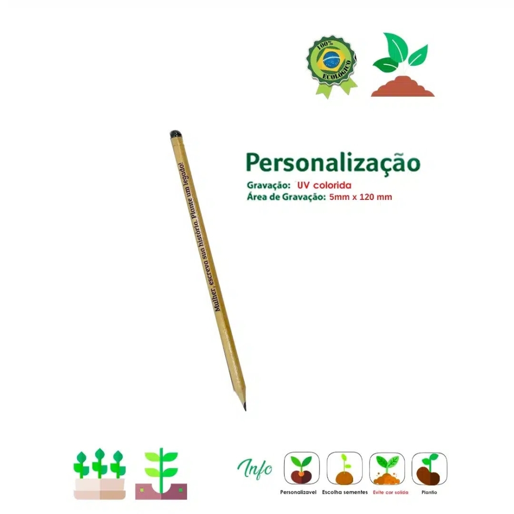 Lápis Semente Cultivo 721
